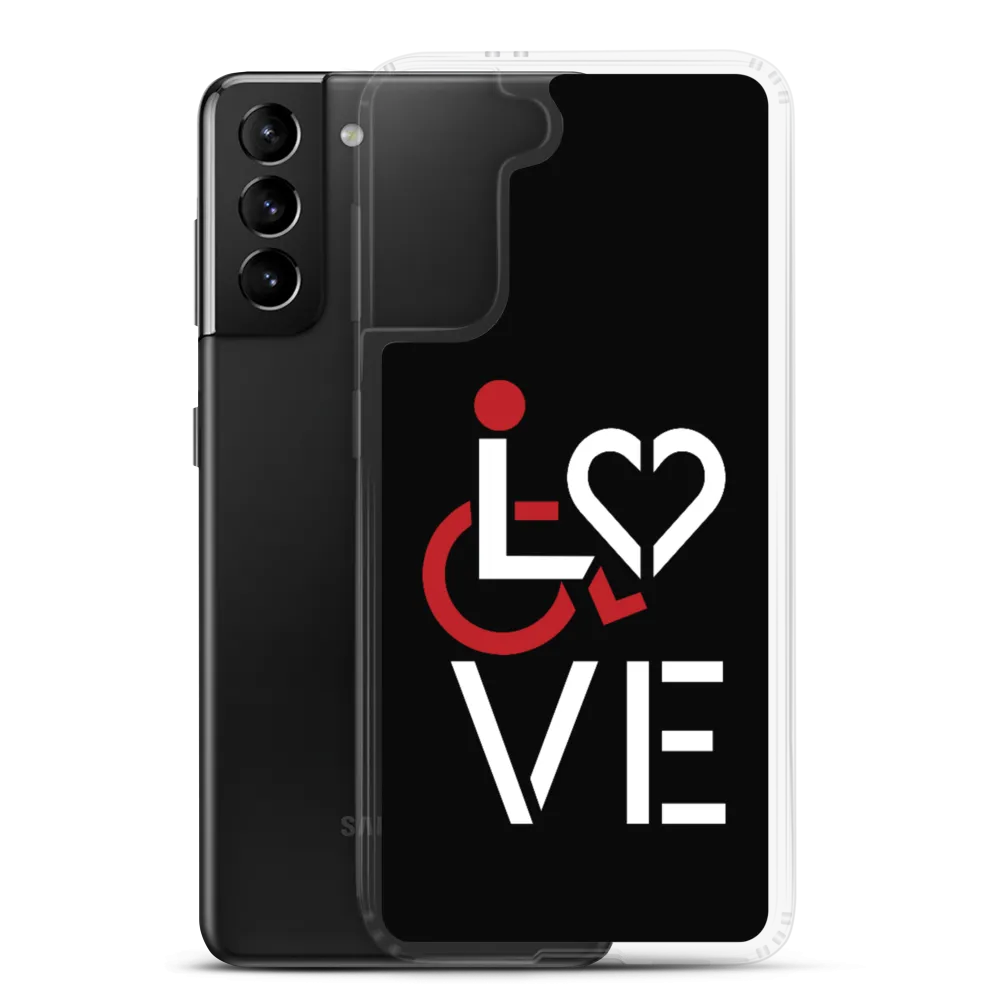 LOVE (for the Special Needs Community) Samsung Case Stacked Design 1 of 3