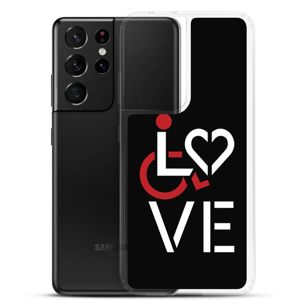 LOVE (for the Special Needs Community) Samsung Case Stacked Design 1 of 3