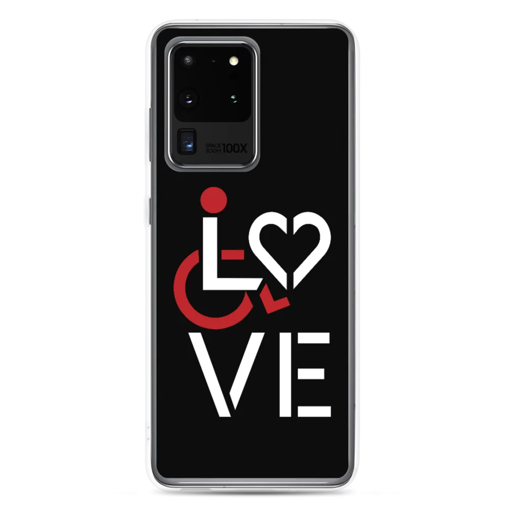 LOVE (for the Special Needs Community) Samsung Case Stacked Design 1 of 3