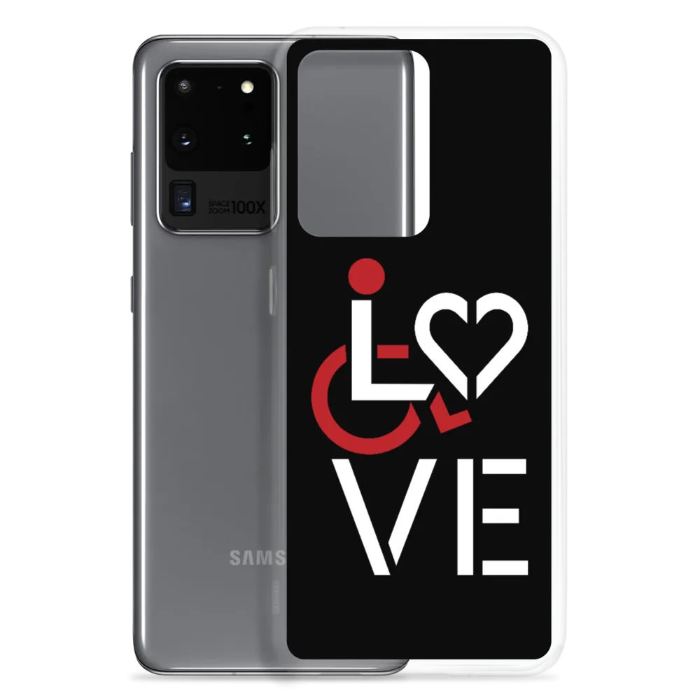 LOVE (for the Special Needs Community) Samsung Case Stacked Design 1 of 3