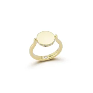 Love Notes Diamond Flip Signet Ring