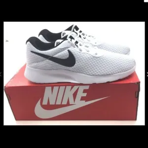 Mens NIKE Tanjun Running Crosstrainers White Black