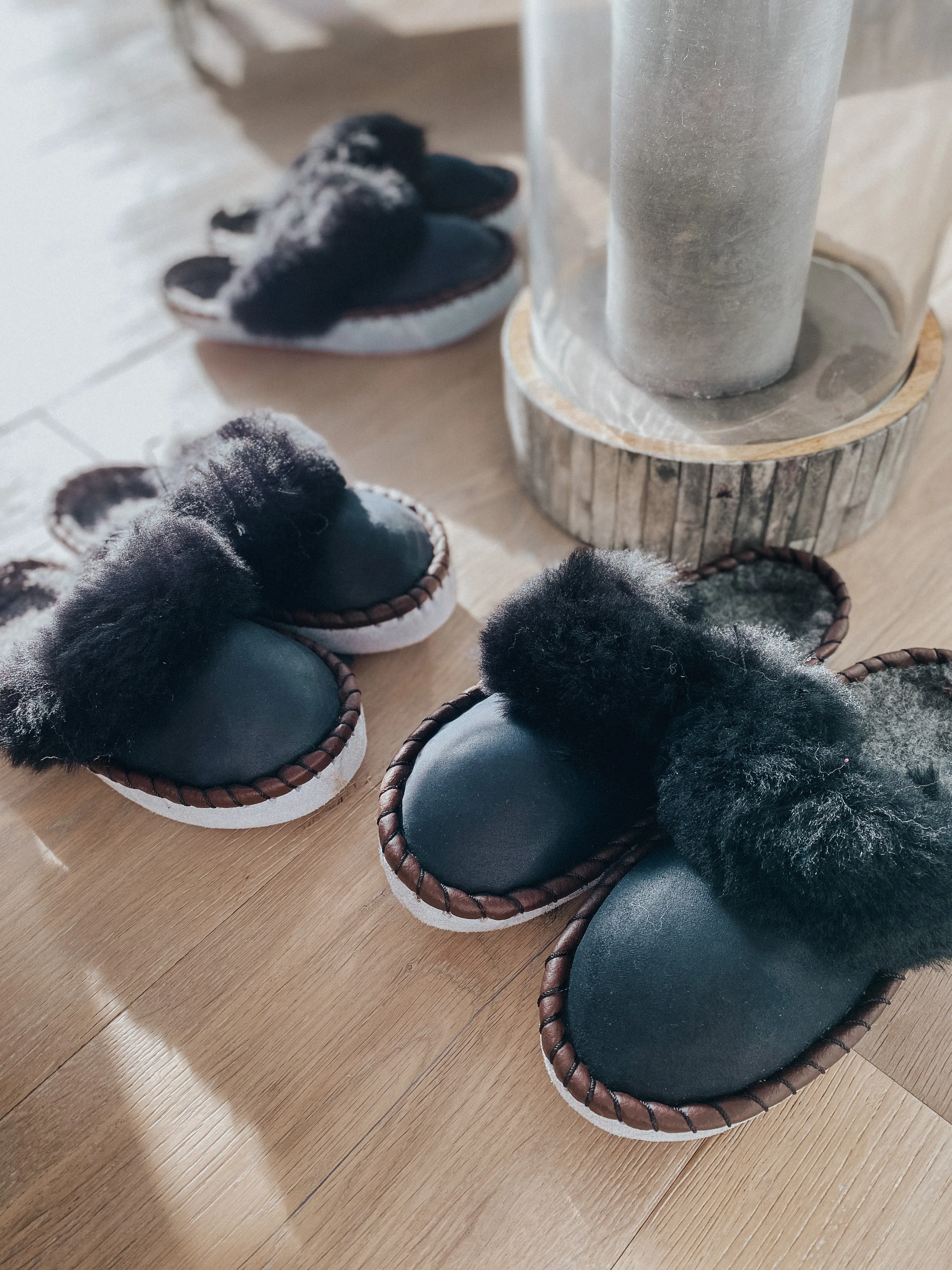 Mens Onyx Black Slip Ons [Limited Edition
