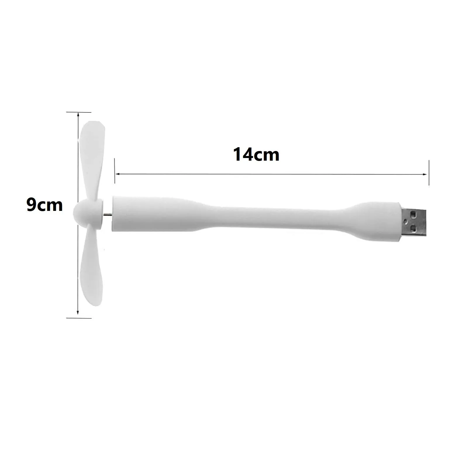 Mini Ventilador Flexible Portatil Usb Computador Power Bank