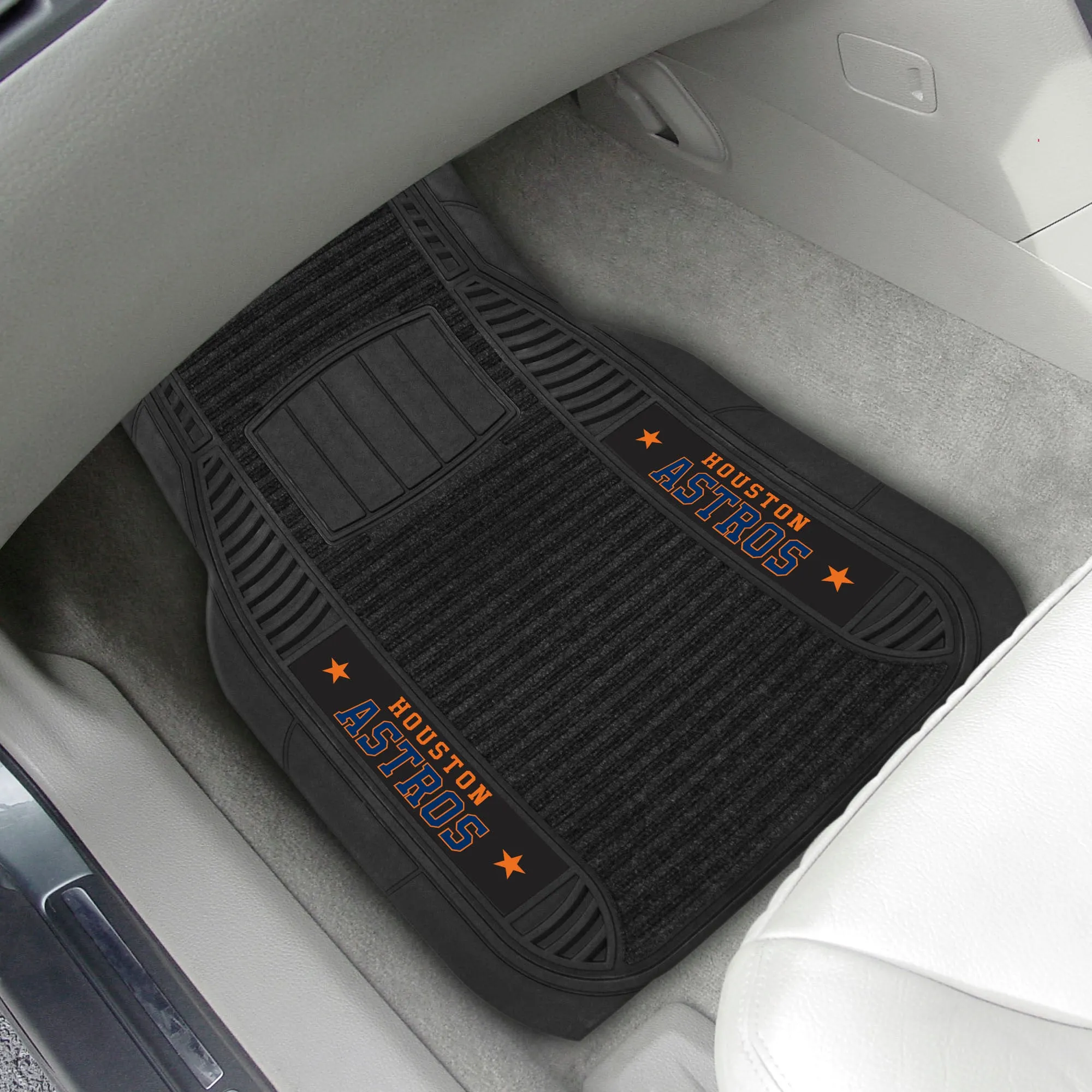 MLB - Houston Astros 2-pc Deluxe Car Mat Set