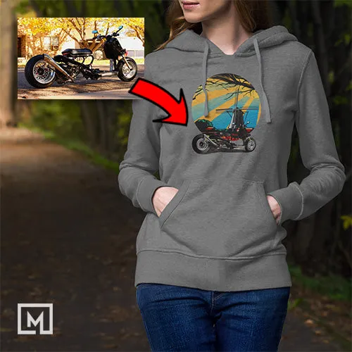 Motorcycles | Custom Print Unisex | Hoodie