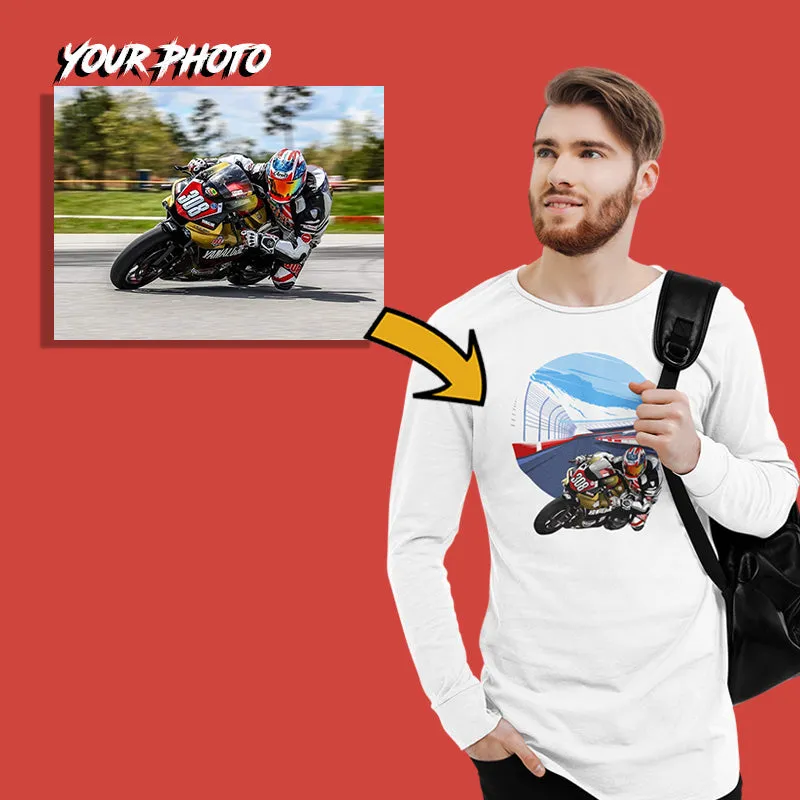 Motorcycles | Custom Print Unisex | Long Sleeves