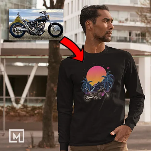 Motorcycles | Custom Print Unisex | Long Sleeves