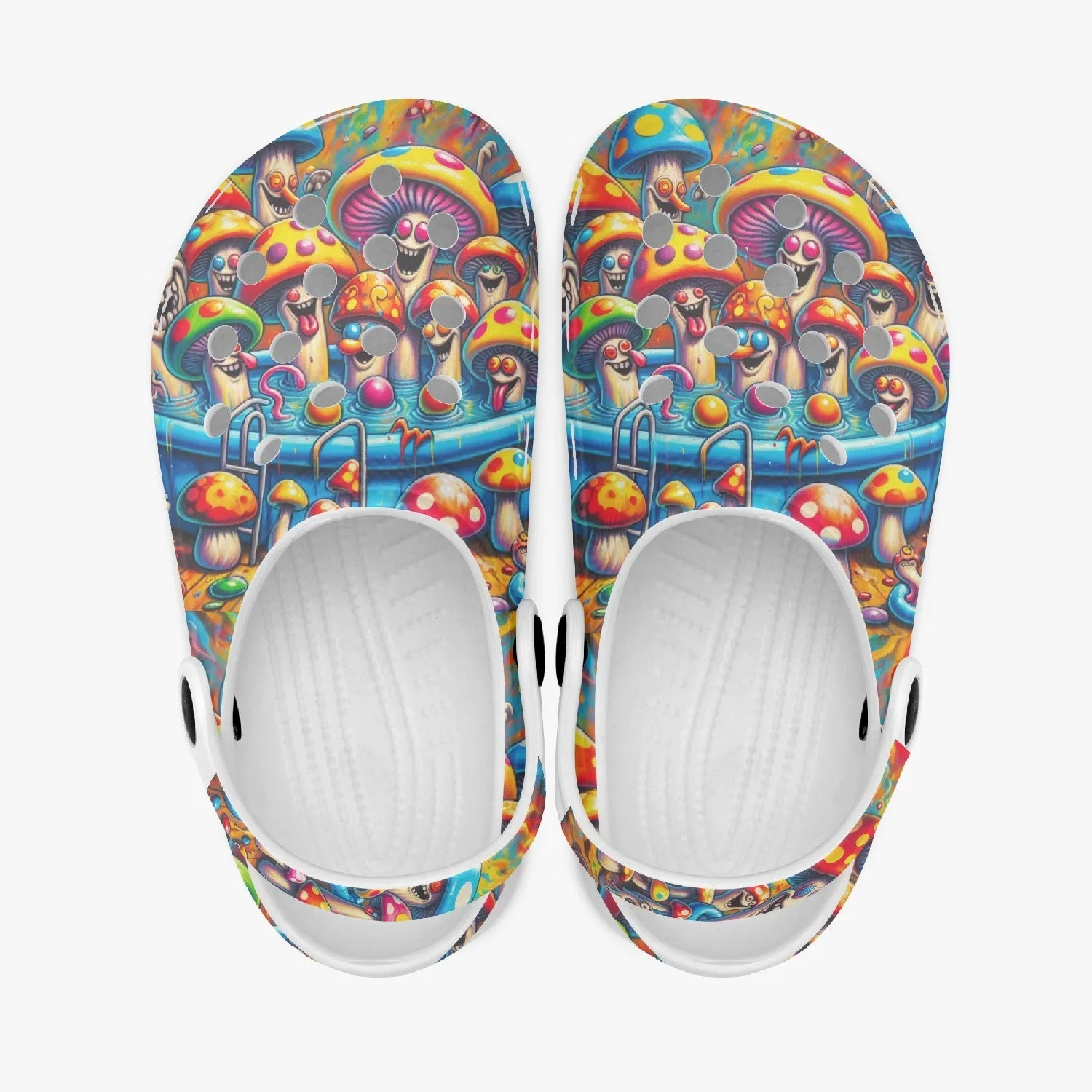 Mushroom Pool Party -  Kids Clogs