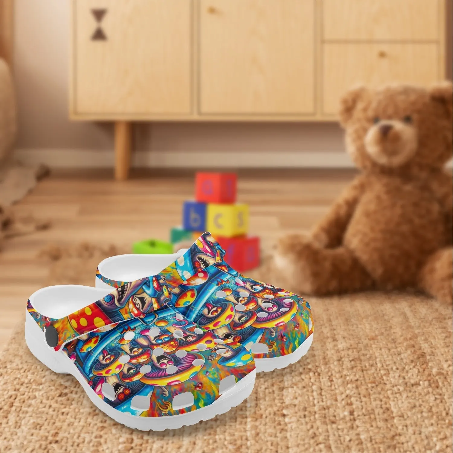 Mushroom Pool Party -  Kids Clogs