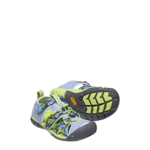 NEW KEEN kid's seacamp ii cnx sandals in hydrangea/sharp green