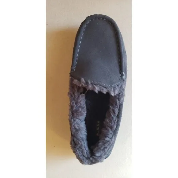 NEW UGG KIDS ASCOT SLIPPERS GREY SZ 4 US