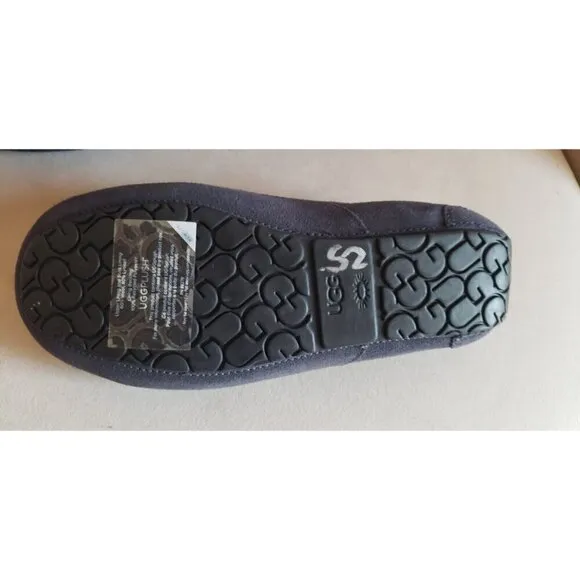 NEW UGG KIDS ASCOT SLIPPERS GREY SZ 4 US