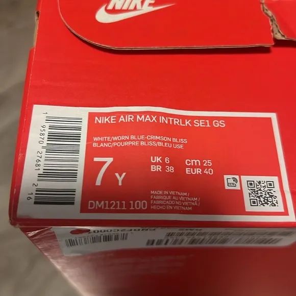 🔥🔥NIKE Kids’ Air Max INTRLK SE Sneaker