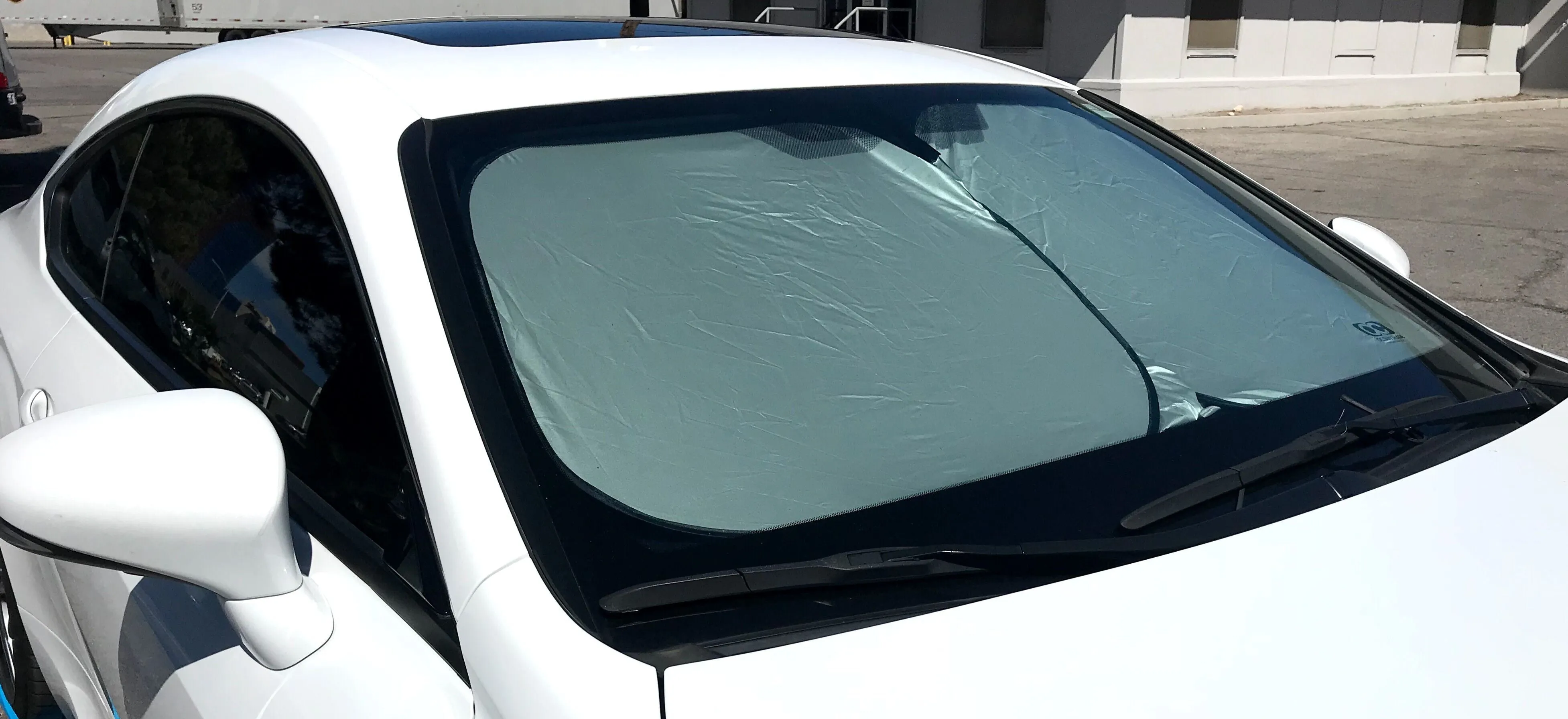 OC Sun Shade Vehicle Heat and UV Protector for 2022-2023 Jeep Wrangler Unlimited by MCarCovers