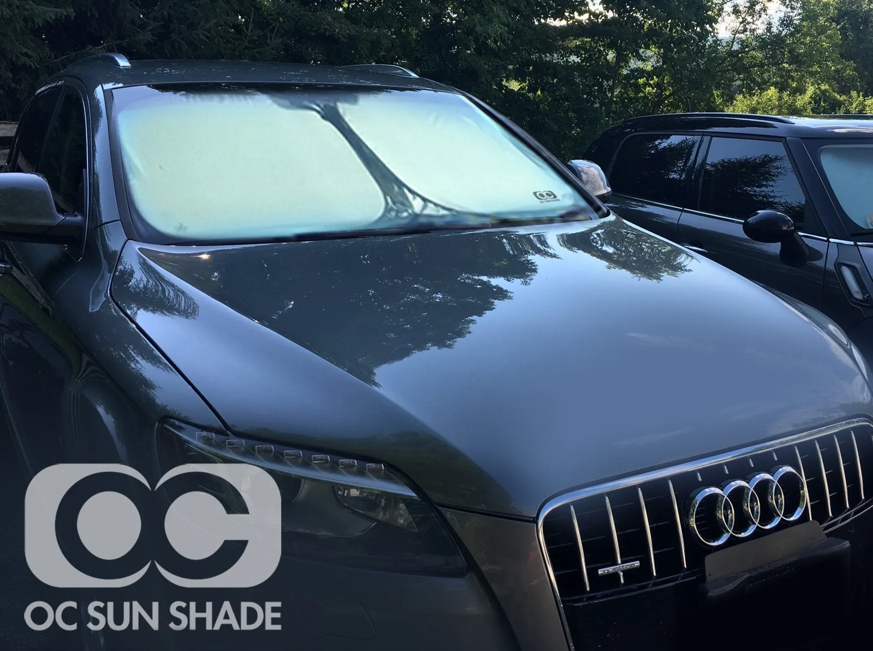 OC Sun Shade Vehicle Heat and UV Protector for 2022-2023 Jeep Wrangler Unlimited by MCarCovers