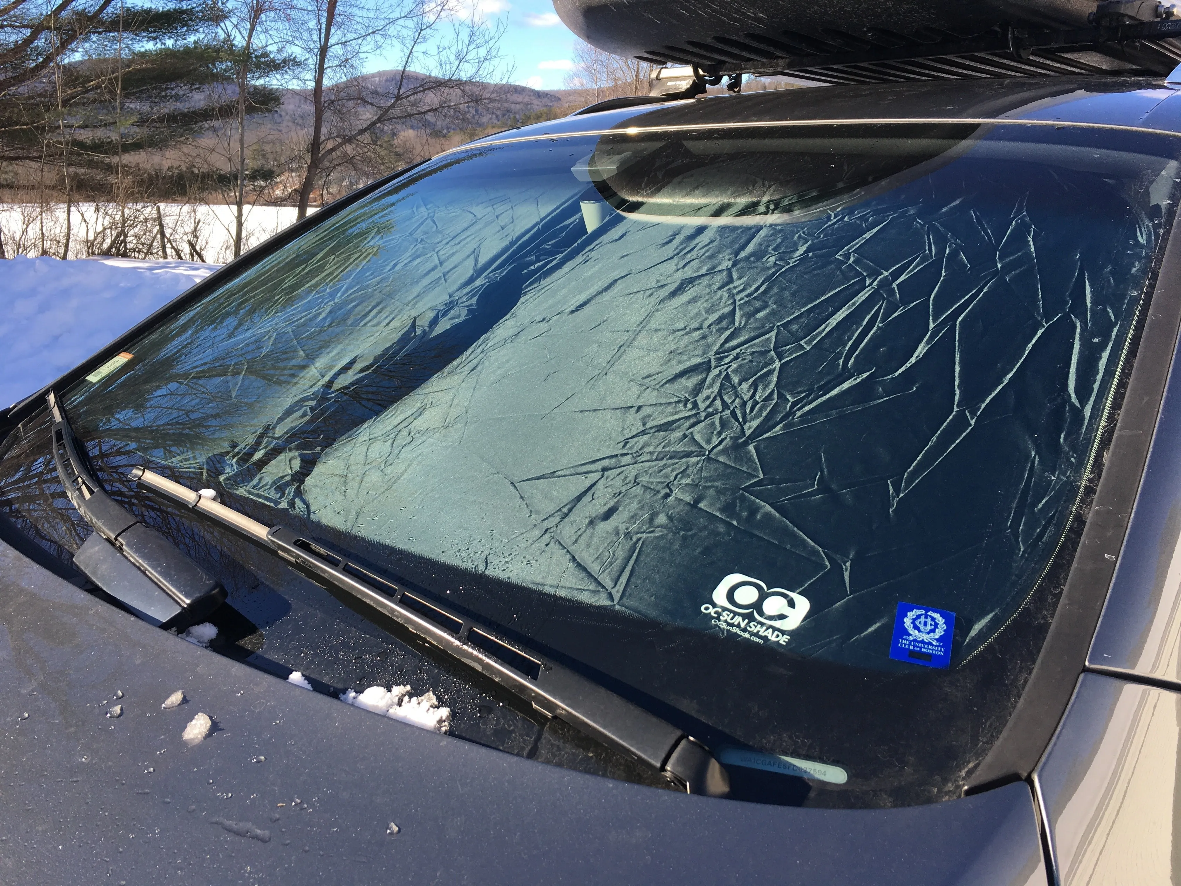 OC Sun Shade Vehicle Heat and UV Protector for 2022-2023 Jeep Wrangler Unlimited by MCarCovers