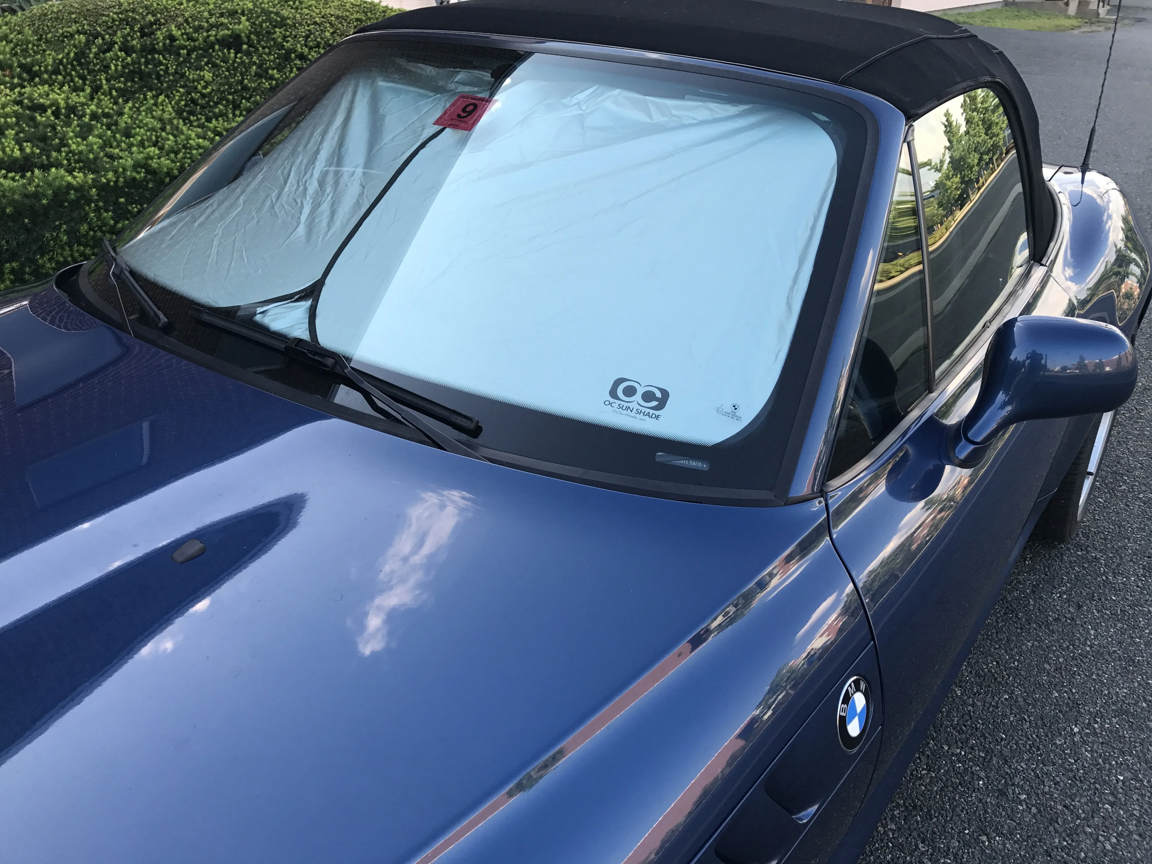 OC Sun Shade Vehicle Heat and UV Protector for 2022-2023 Jeep Wrangler Unlimited by MCarCovers
