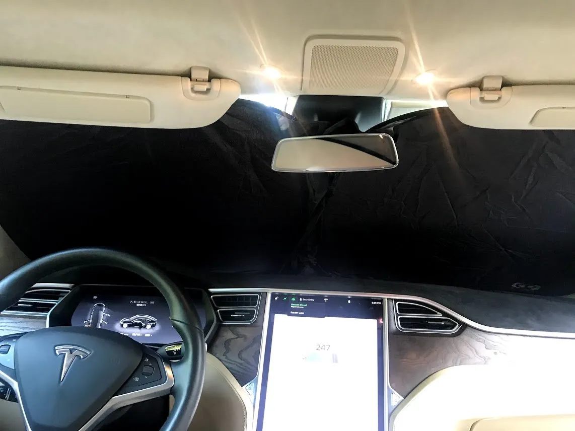 OC Sun Shade Vehicle Heat and UV Protector for 2022-2023 Jeep Wrangler Unlimited by MCarCovers