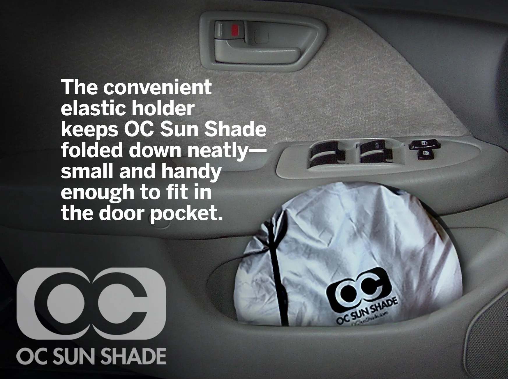 OC Sun Shade Vehicle Heat and UV Protector for 2022-2023 Jeep Wrangler Unlimited by MCarCovers
