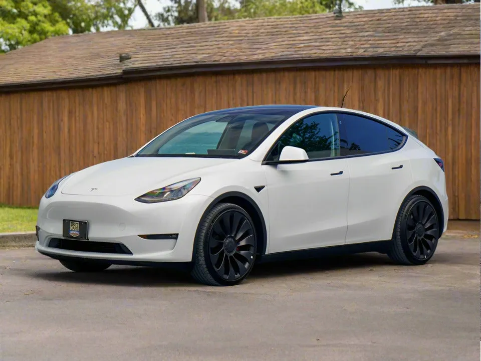 OC Sun Shade Vehicle Heat and UV Protector for 2022-2024 Tesla Model Y by MCarCovers