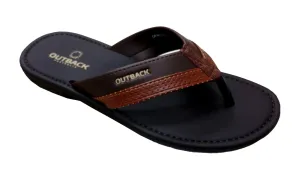 Outback Supply Co Sandal - Dark Brown