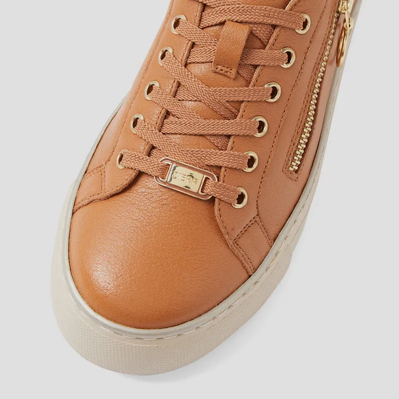 PAMELA XF - DARK TAN LEATHER