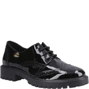 Patent Black Athena Junior School Shoes