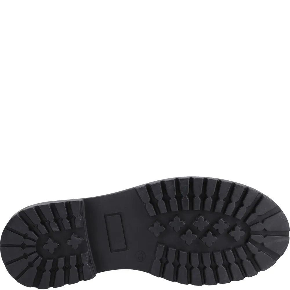 Patent Black Athena Junior School Shoes
