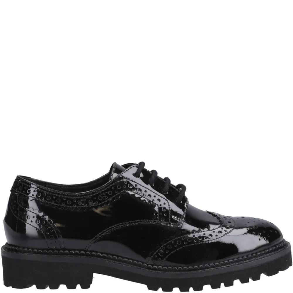 Patent Black XL Gabi Senior School Shoes