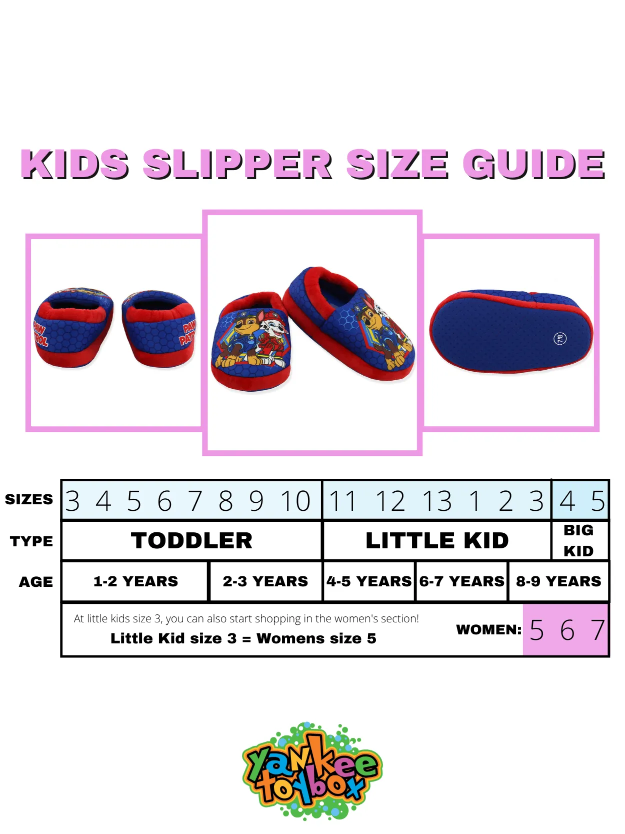 Paw Patrol Plush A-Line Slippers