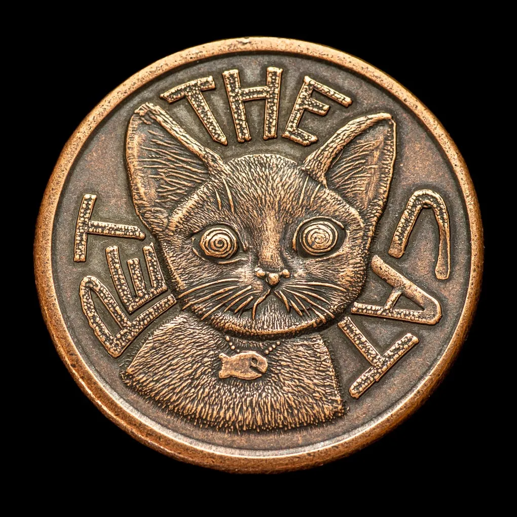 Pet the Cat/Flip Again Coin