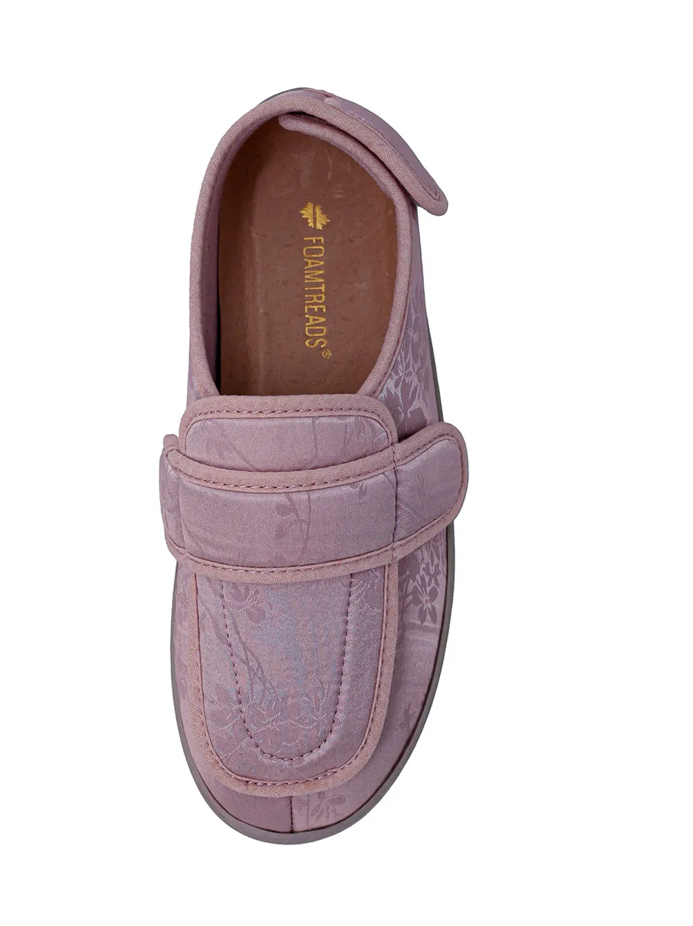 Physician L2 Dusty Rose Satin Print Women's Slipper