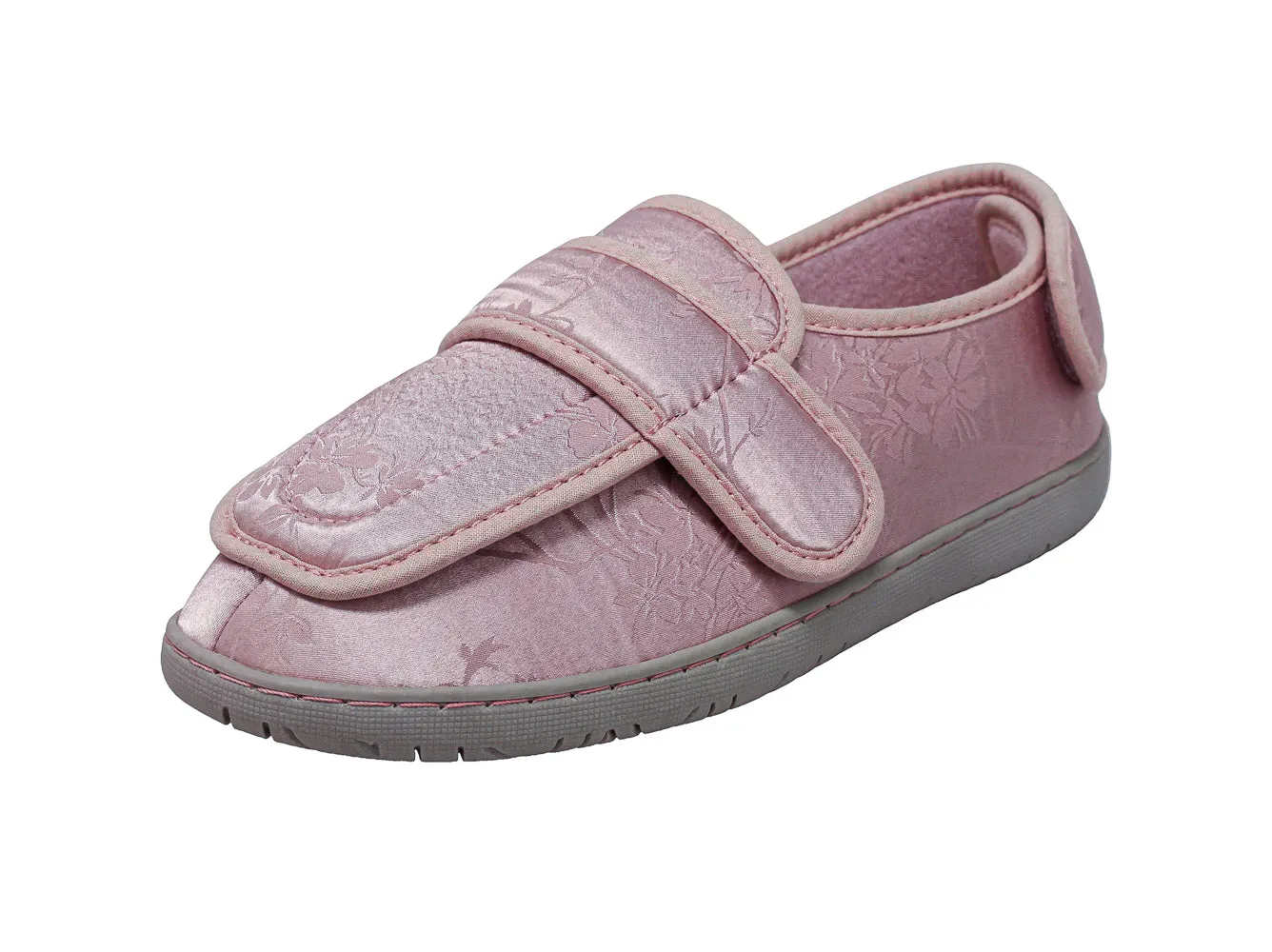 Physician L2 Dusty Rose Satin Print Women's Slipper