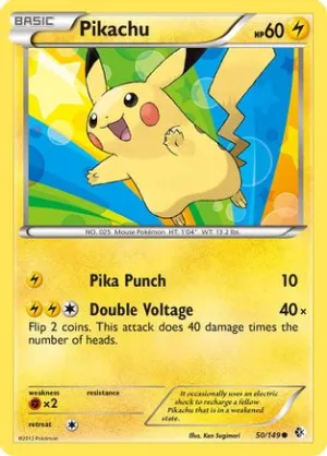 Pikachu 50/149 - Boundaries Crossed Reverse Holofoil