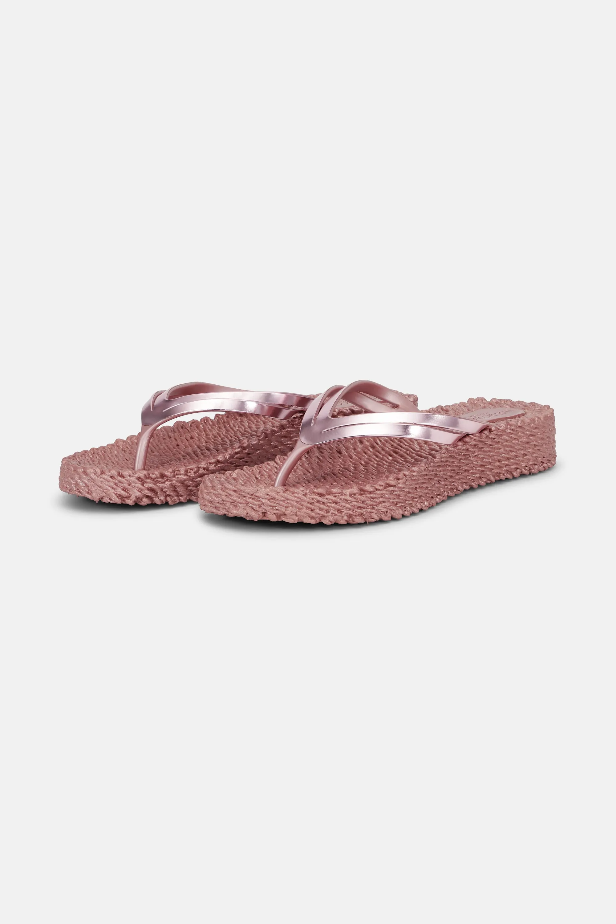 Platform Flip-flops Metallic - Rose Gold