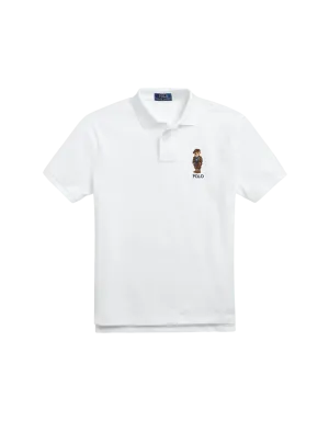 Polo Custom Slim Fit con Polo Bear