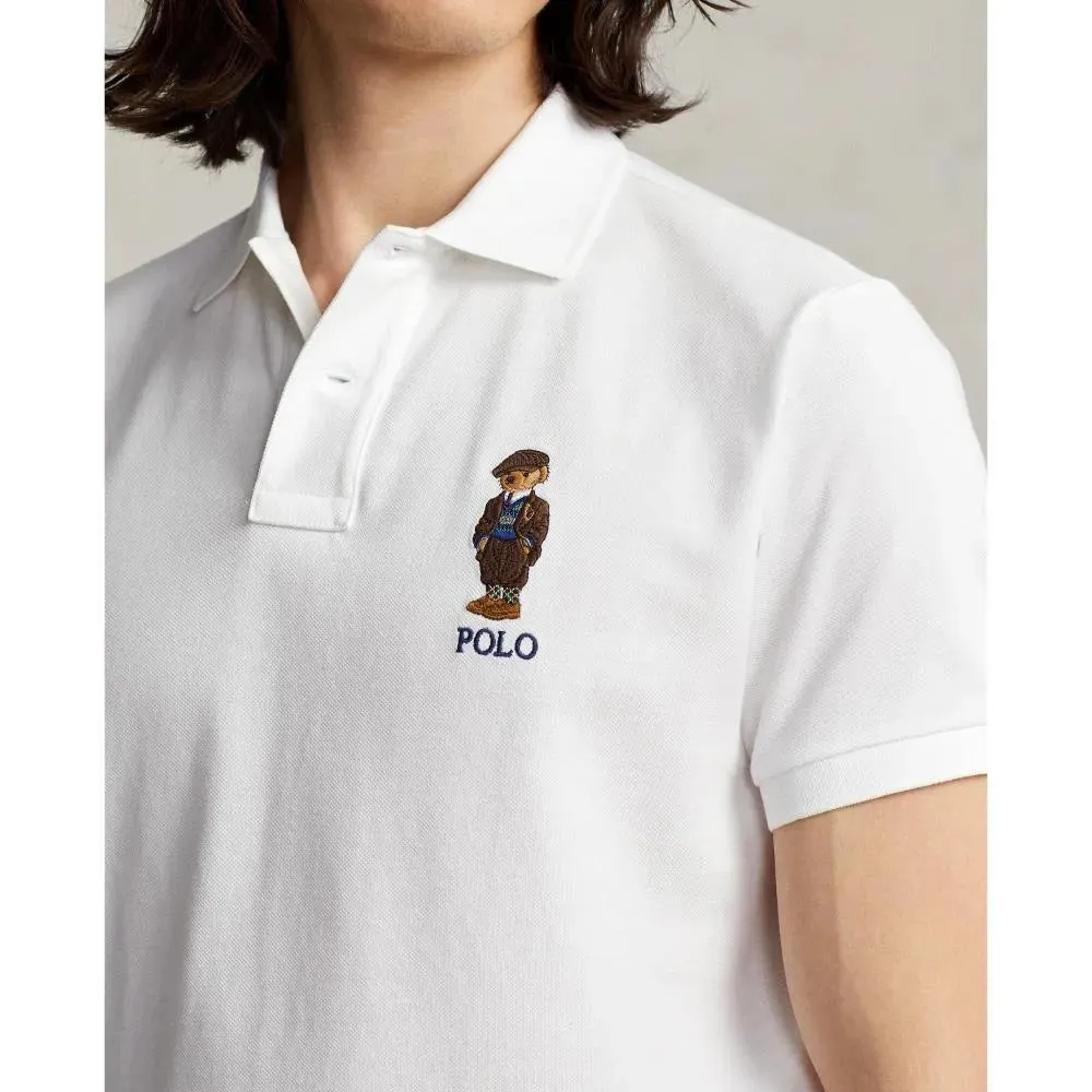 Polo Custom Slim Fit con Polo Bear