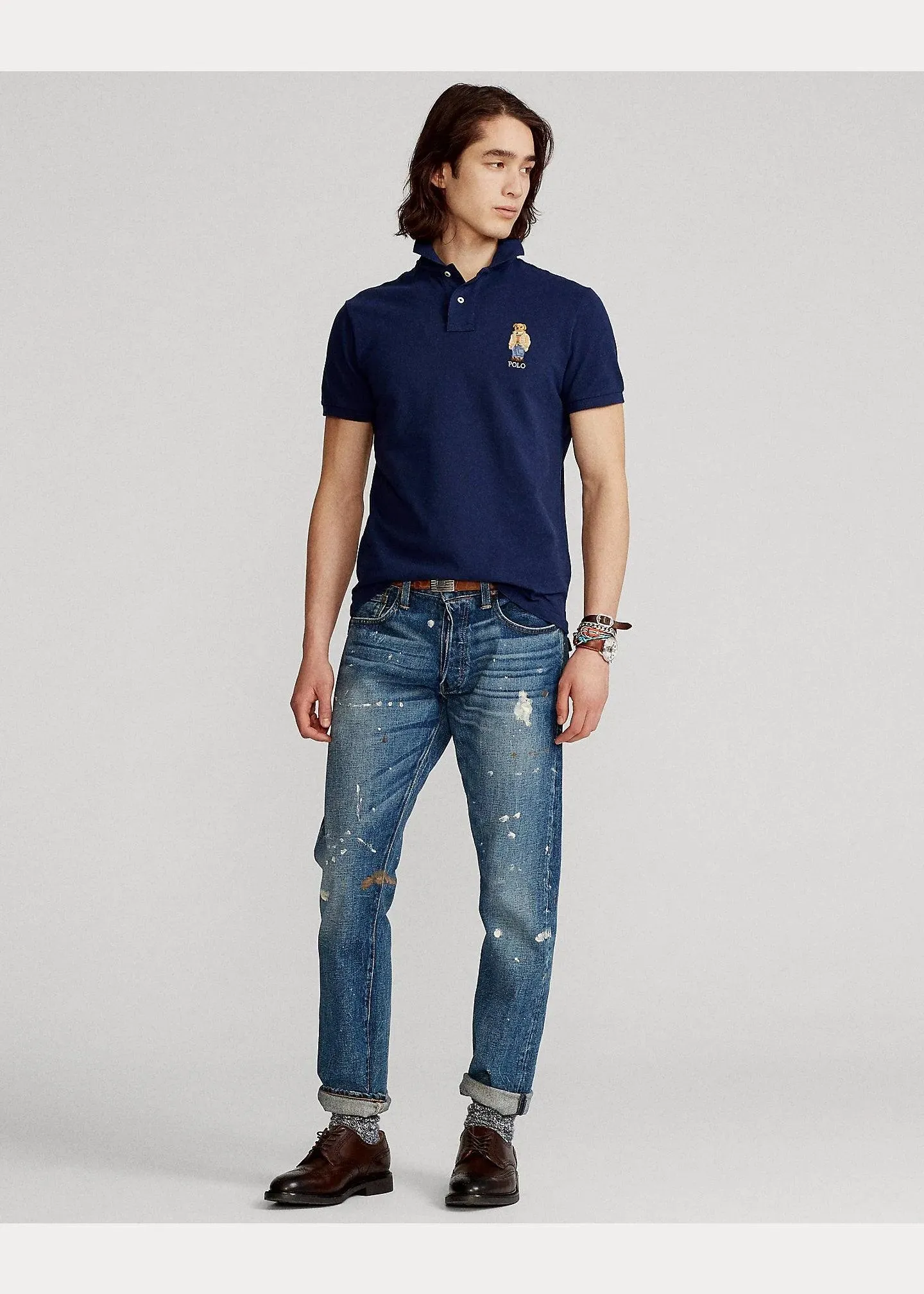 Polo Custom Slim Fit Polo Bear