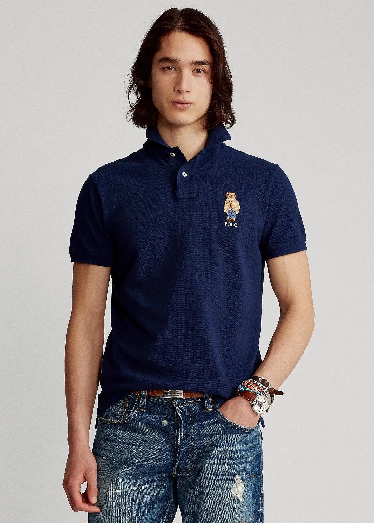 Polo Custom Slim Fit Polo Bear