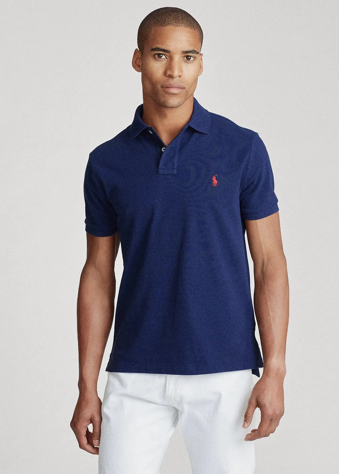 Polo de piqué Custom Slim Fit