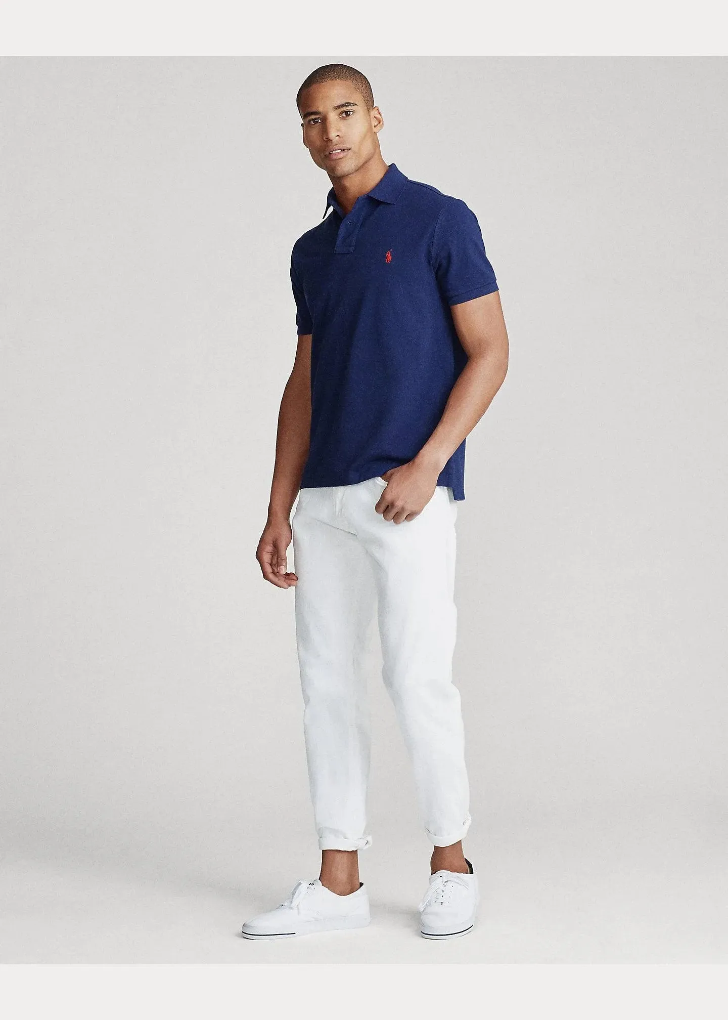Polo de piqué Custom Slim Fit