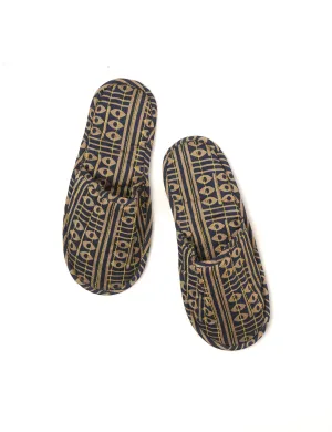 Quilted slippers