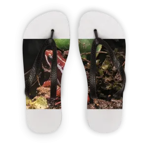 Red Frog Adult Flip Flops