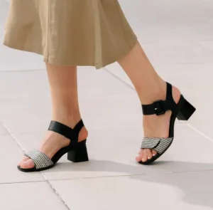Remonte - D1K51 Black and White Sandal