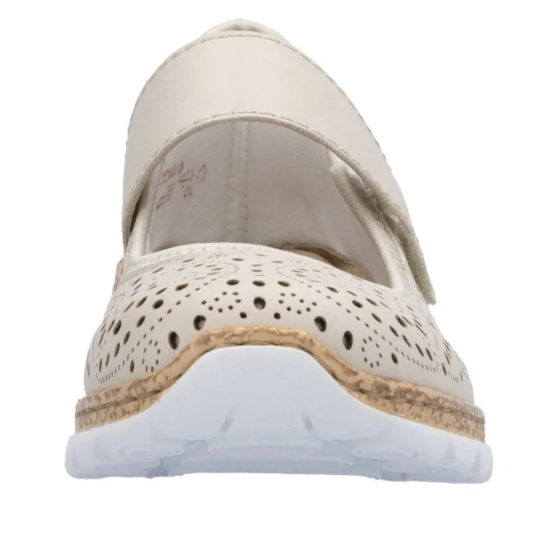 Rieker Women's Nikita N4299-60 - Pearl/Cement