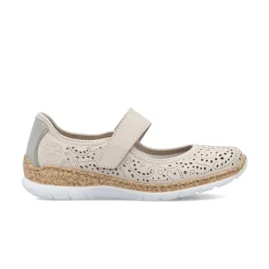Rieker Women's Nikita N4299-60 - Pearl/Cement
