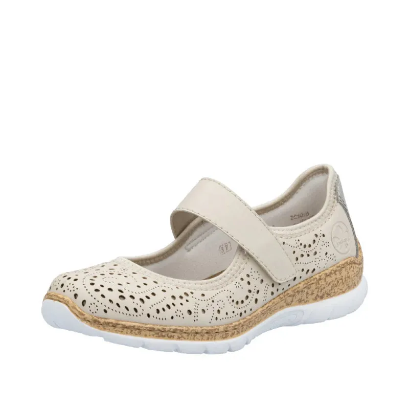 Rieker Women's Nikita N4299-60 - Pearl/Cement