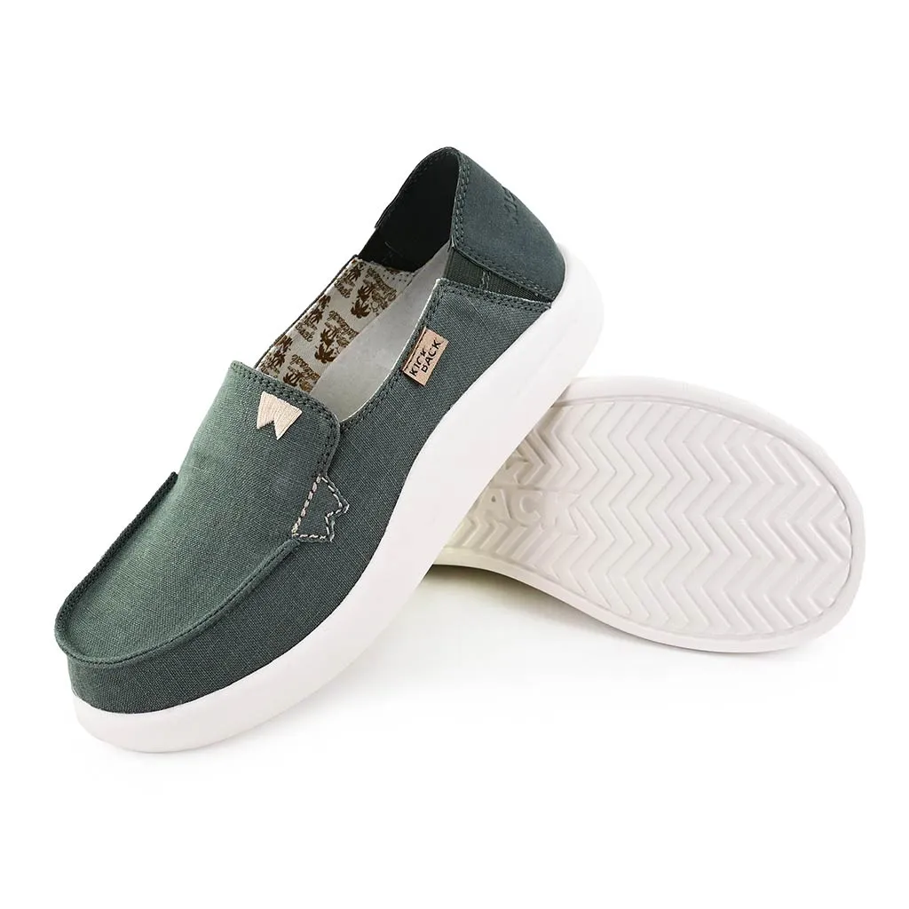 Rizzo Linen Dark Green