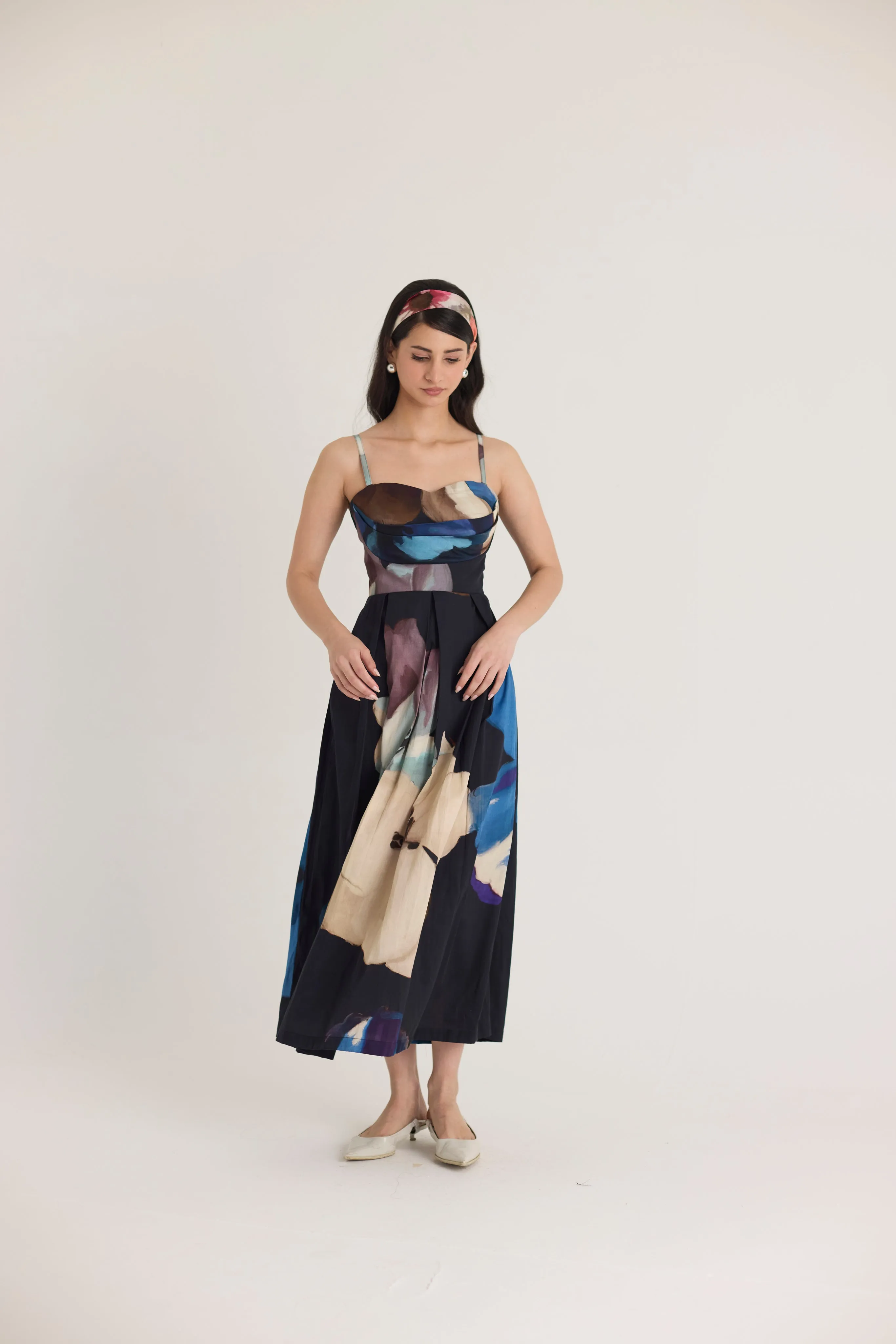Rocco Cowl Bralette Dress